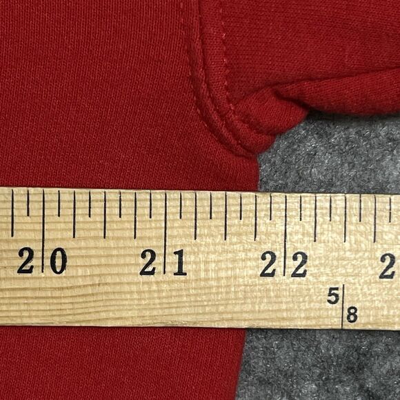 CANADA Flag Hoodie Sweater Men’s Medium Red Maple Leaf Hooded Sweatshirt Gildan - Picture 5 of 12